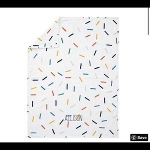 Sprinkle Muslin Blanket